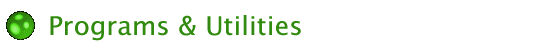 Programs & Utilities
