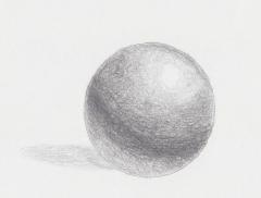 sfera ombreggiata a matita