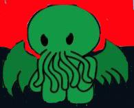 Cthulhu SD: da "Hello Cthulhu"... econ un bello sfondo rossonero.