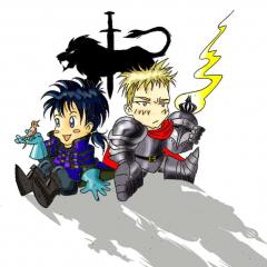 Sir Kassian & Sir Lukas (versione chibi)