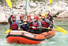 Rafting 2008 - Saluto dal gommone