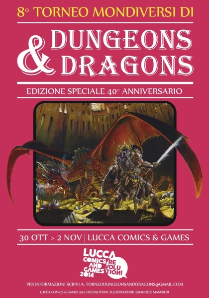 Ottavo Torneo D&D Lucca Games 2014