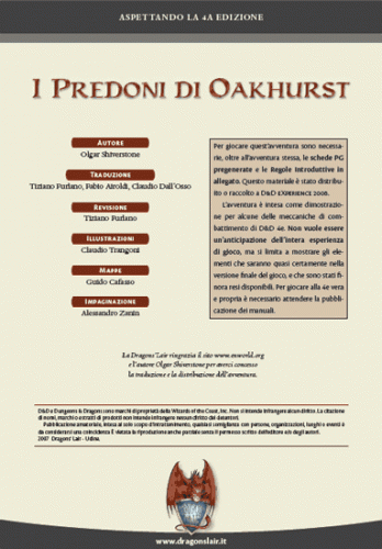 Maggiori informazioni riguardo "I Predoni di Oakhurst"