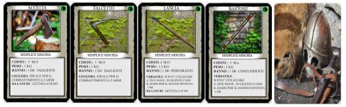 Card armi comuni 5e