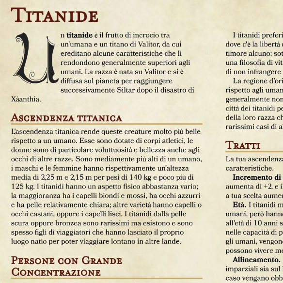 Maggiori informazioni riguardo "Titanide"