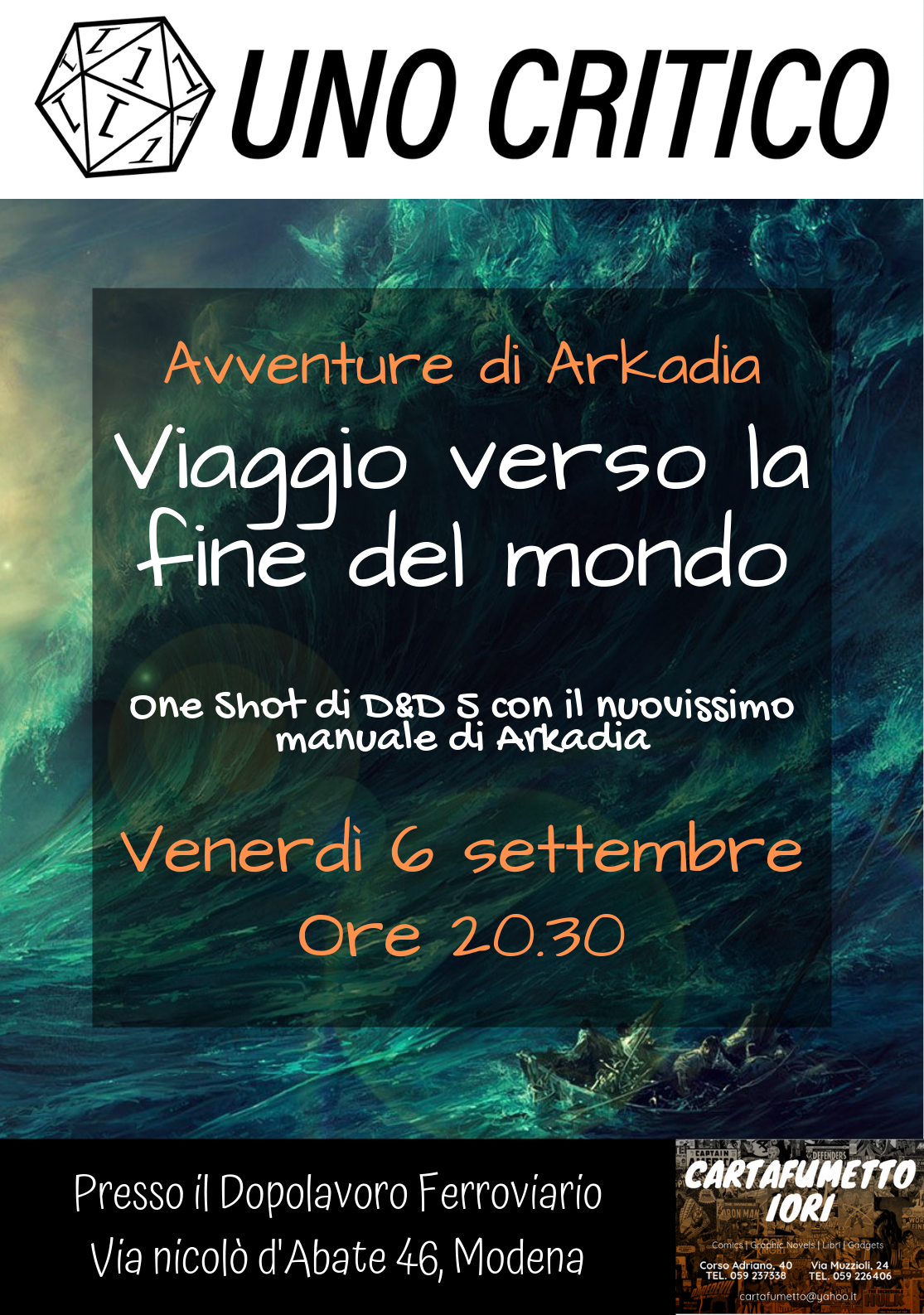 Uno Critico - Avventure di Arkadia 1