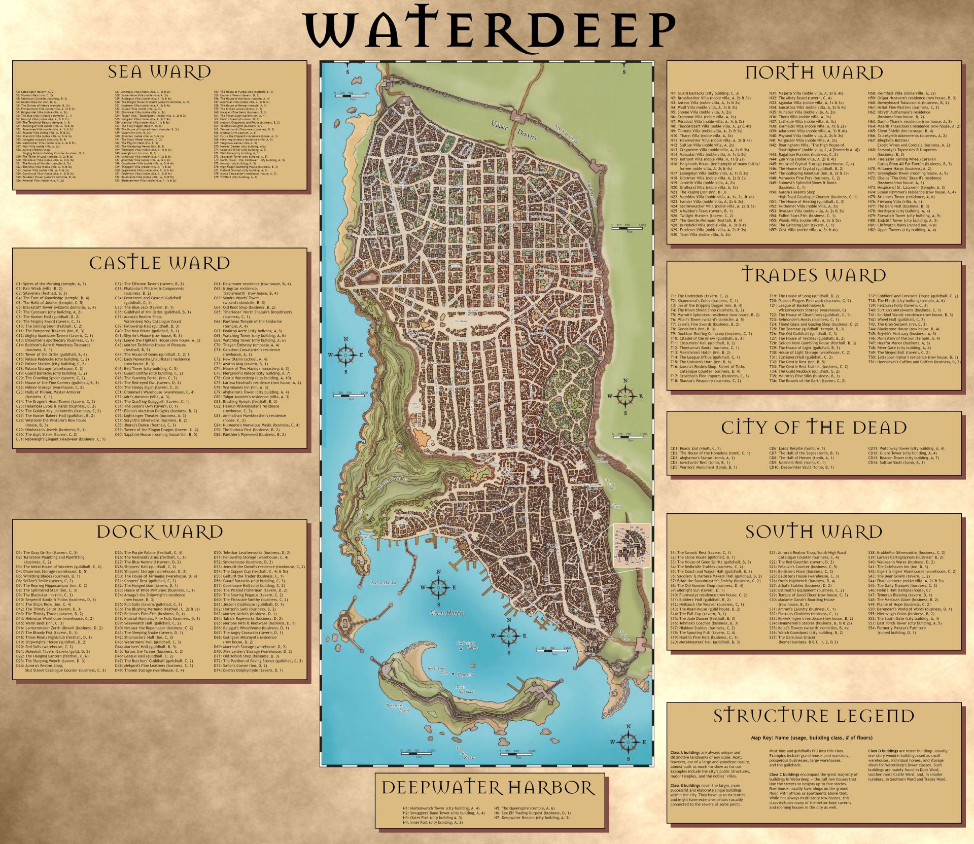 Mappe di Waterdeep