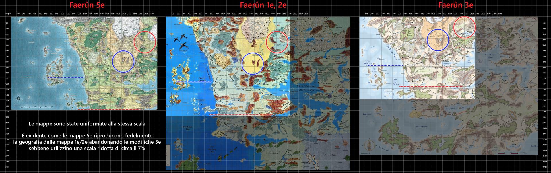 Mappe dei Forgotten Realms