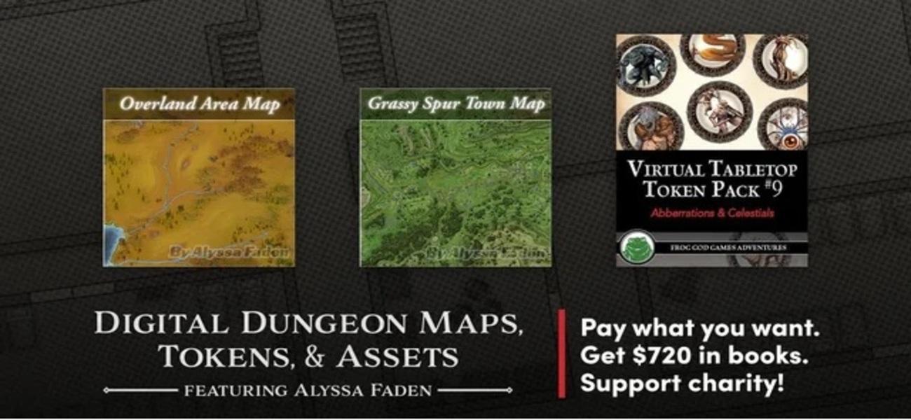 Maggiori informazioni riguardo "Humble Bundle: Digital Dungeon Maps, Tokens & Assets"