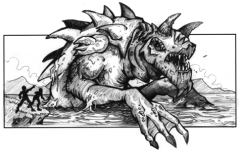 30. Aquatic Tarrasque (2003) - Dangerous Denizens - The Monsters of Tellene.png