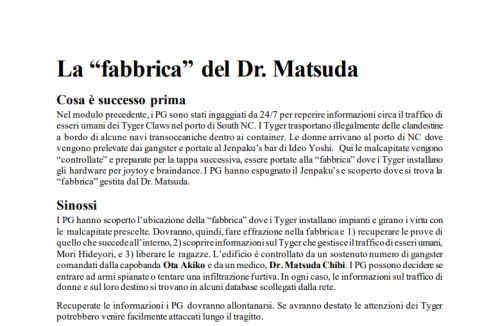 Maggiori informazioni riguardo "La trilogia della Tigre: La "fabbrica" del Dr. Matsuda (vol. II)"