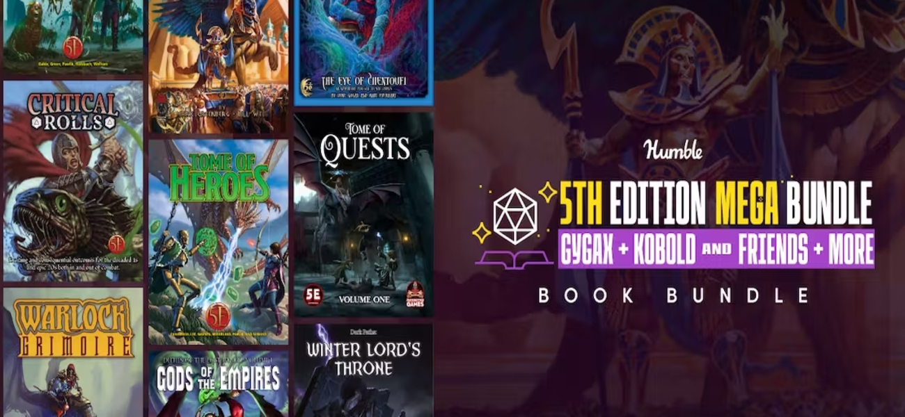 Maggiori informazioni riguardo "Humble Bundle: 5th Edition Mega Bundle di Materiale Terze Parti"