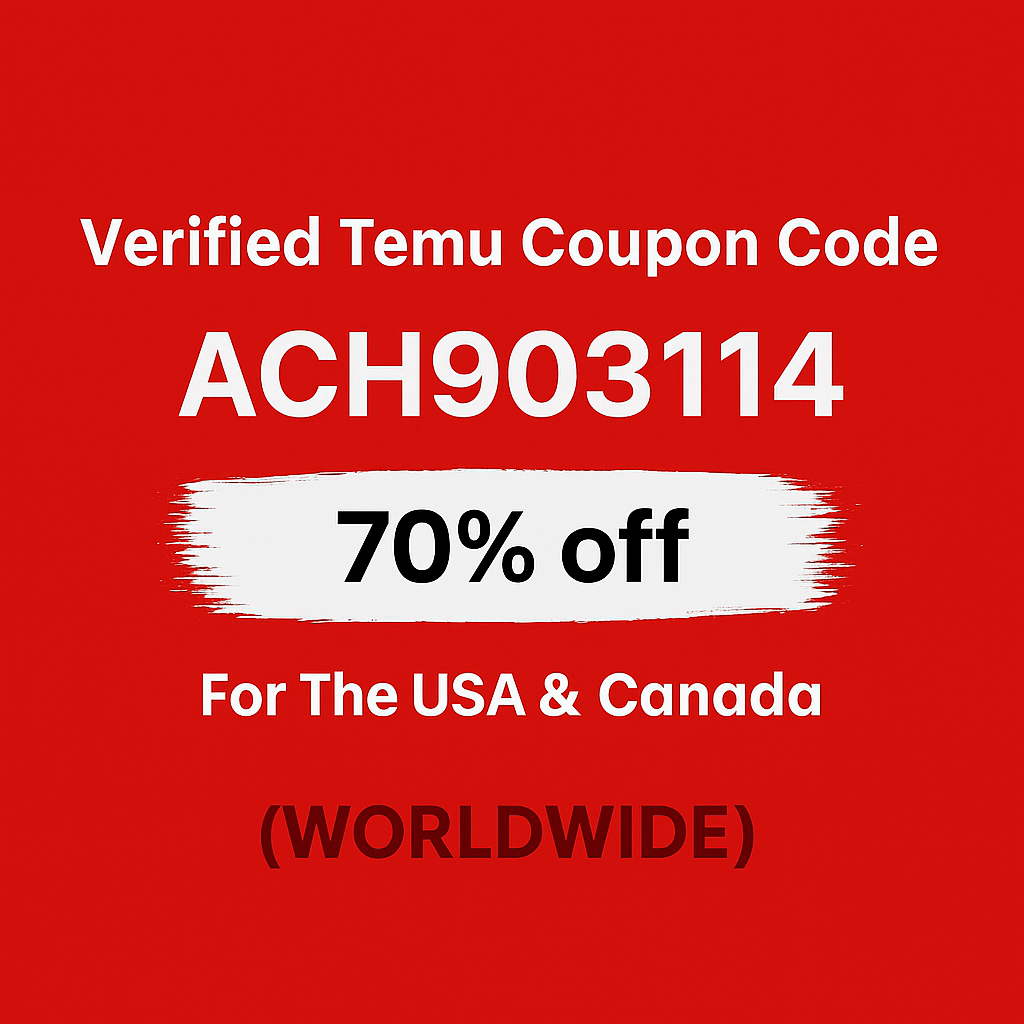 @{70% off}©^Temu Coupon Codℰ [[ACH903114]] ^$100 off^ •»For Existing Users Valid 2026