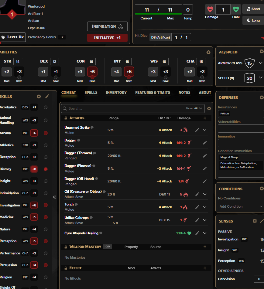 salve, qualche suggerimento oppure anche sondaggio su come crescere al meglio artificiere ,vorrei provarlo su campo di dnd 5.5