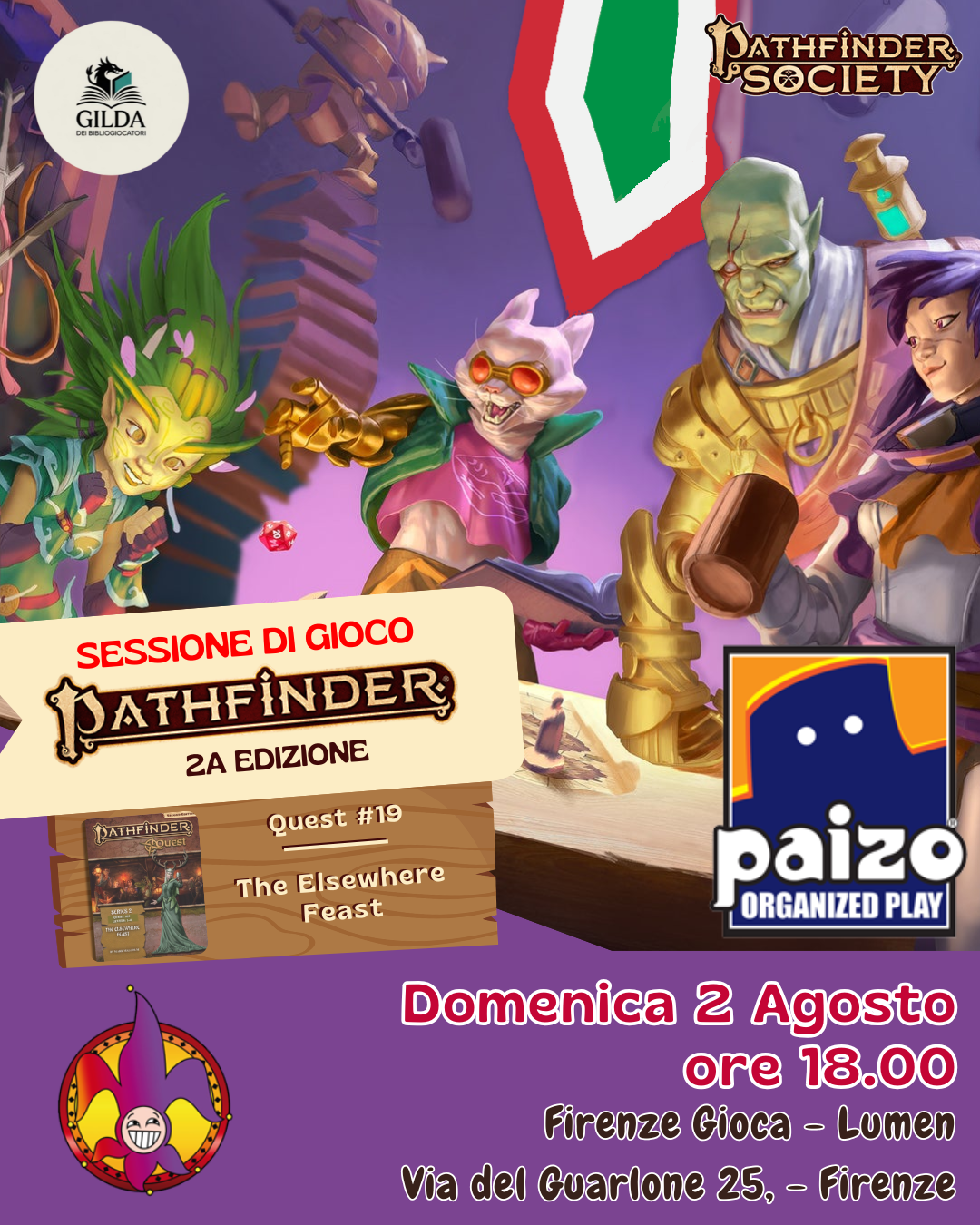 Organized Play al Firenza Gioca! - 2 agosto