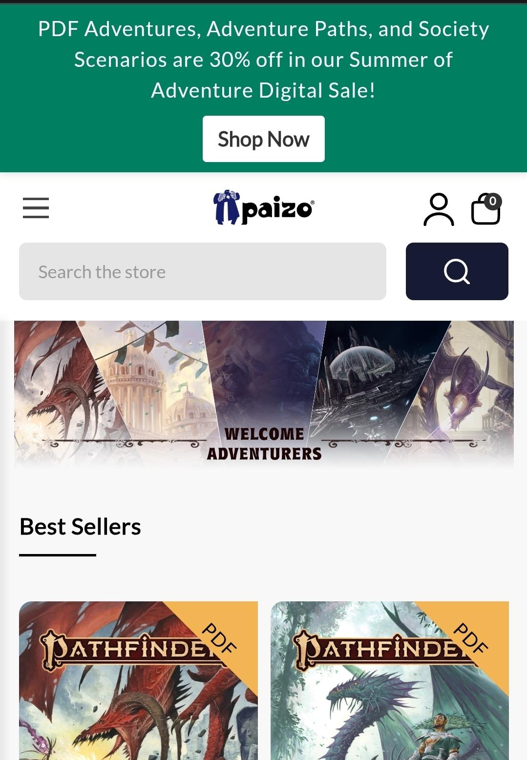 Nuovo Humble Bundle di Pathfinder 2